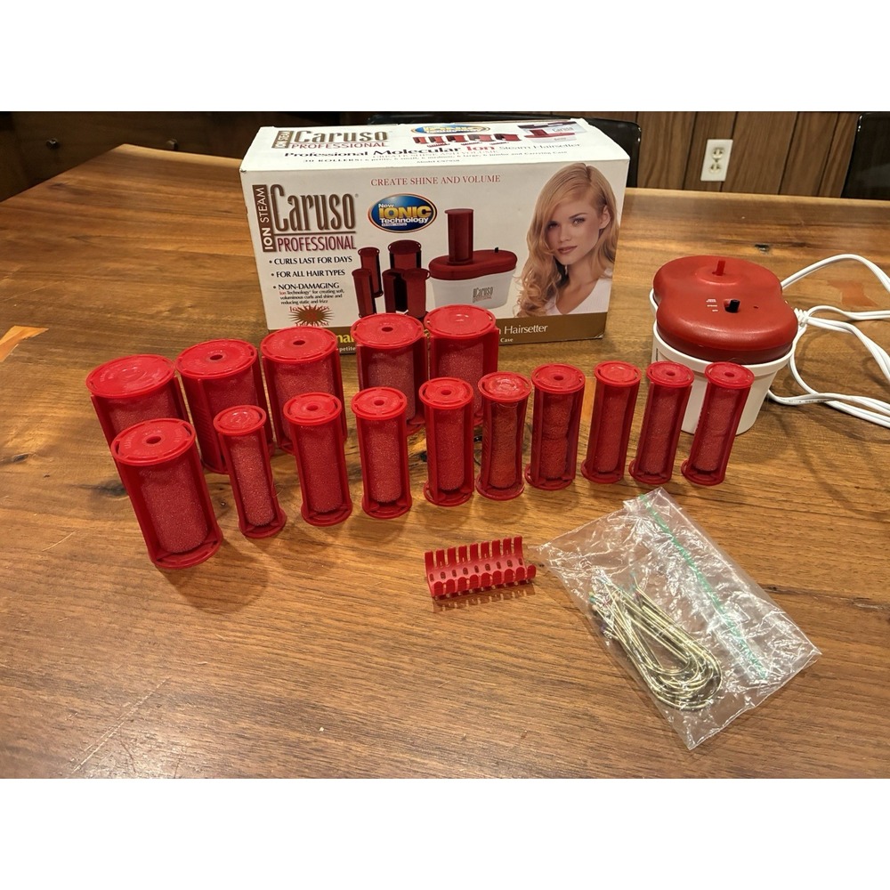 Caruso Steam Setter Ionic Molecular Hair With Mix Of Rollers